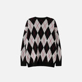 Plaid Oversized Cardigan