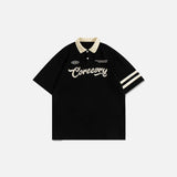 Patchwork Polo Retro T-shirt