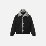 Streetwear Winter Vintage Fur Thicken Parkas Jacket