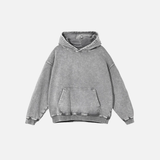 Streetwear Graphic Printed Hip Hop Washed Hoodie
