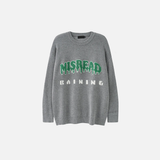 Durable Embroidered Knitted Letter Casual Sweater