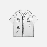 Streetwear Versatile Graffiti Print Hip-Hop T-Shirt