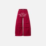 Trendy Loose Fit Letter Print Wide Leg Jogger