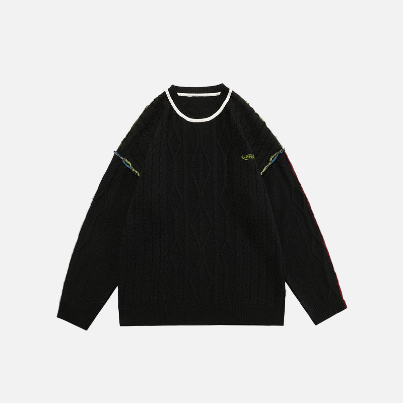 Retro Plain Sweater