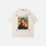 Blurry Aesthetic Print Oversized T-shirt