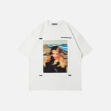 Blurry Aesthetic Print Oversized T-shirt
