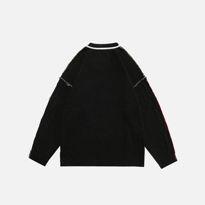 Retro Plain Sweater