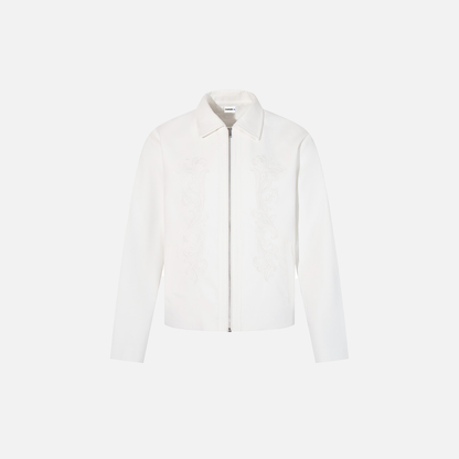 Trendy Stylish High Street Solid Color Pilot Collar Jacket