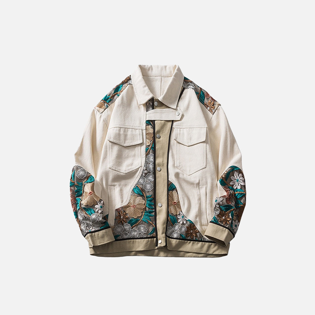 Flower Denim Jacket