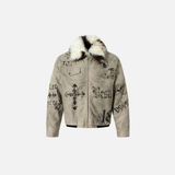 Elevated Warm Faux Fur Stand Collar Jacket