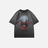 Versatile Gothic Graphic Print Short Sleeve T-Shirt