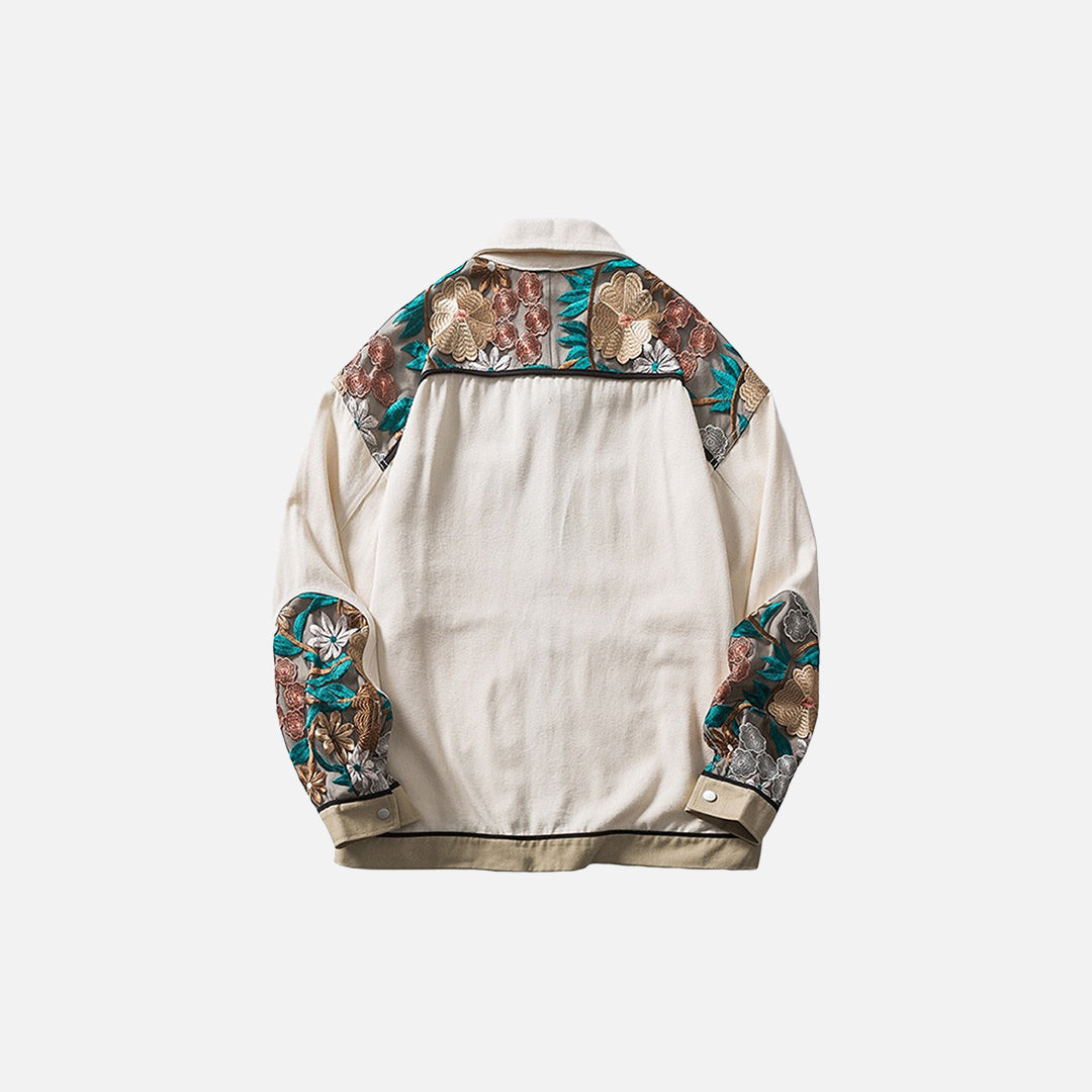 Flower Denim Jacket