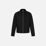 Trendy Stylish High Street Solid Color Pilot Collar Jacket