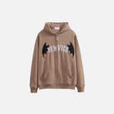 Bat Wings Zip Up Hoodie