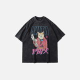 Vintage Distressed Hip Hop Akita T-Shirt