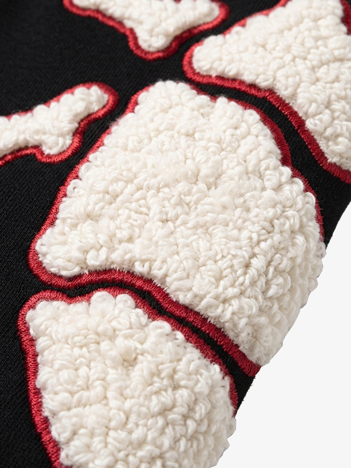 Scorpion Skeleton Terry Embroidered Wide-Leg Sweatpants; Black / S, Black / M, Black / L, Black / XL, Black / 2XL
