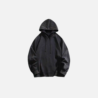 Trendy High-End Washed Japanese Hoodie