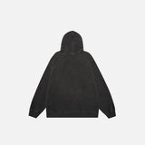 Cute Cat Graphic Print Hoodie