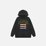 Y2K Letter Embroidery Oversized Hoodie