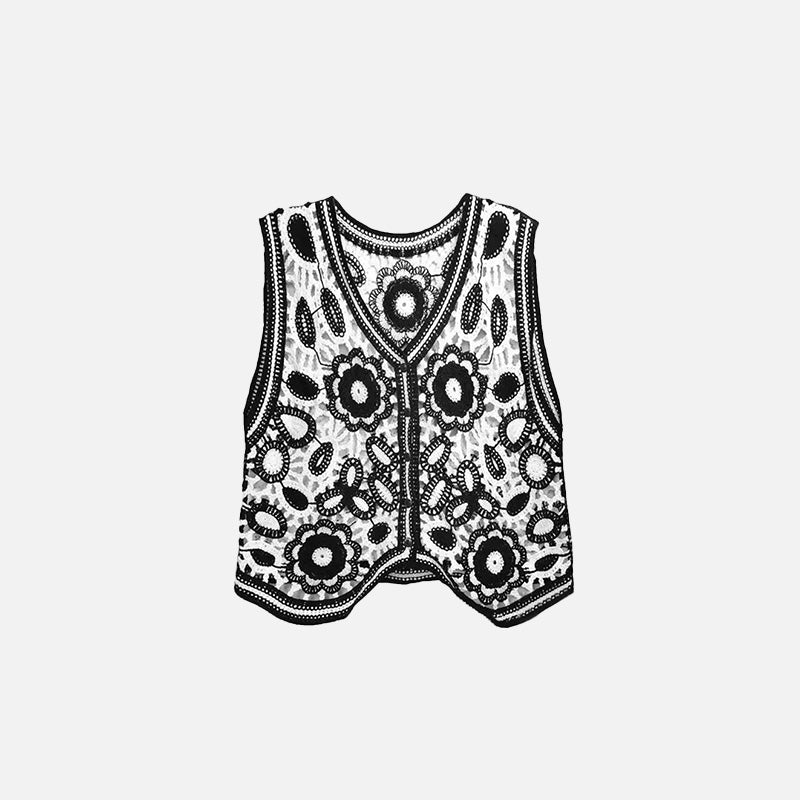 Floral Pattern Women's Cardigan