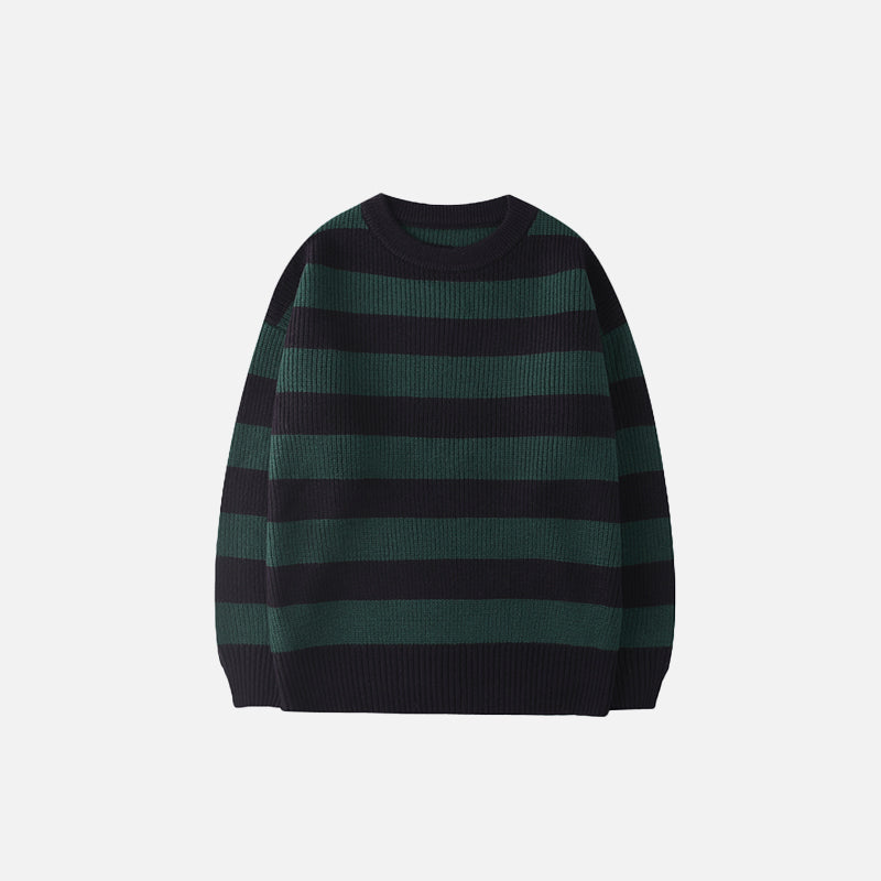 Striped Knitted Sweater