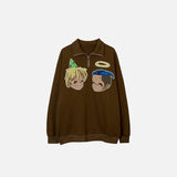 Best Friends Print Sweatshirt