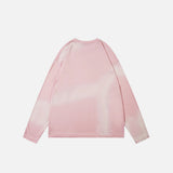 Back view of the pink Y2K Whispers In The Night T-shirt in a gray background
