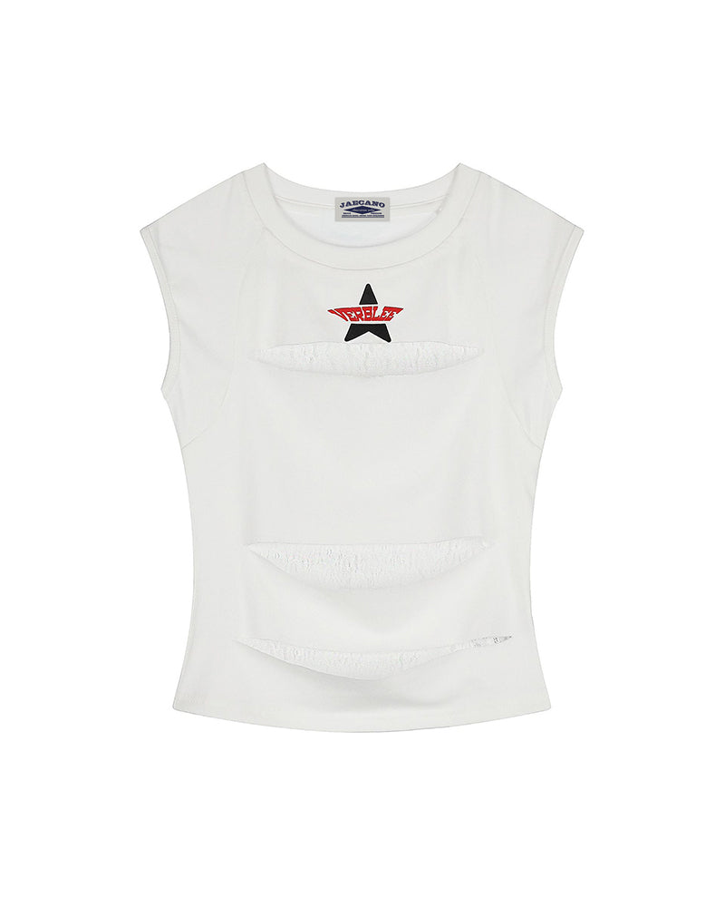 Star Print Tank Top