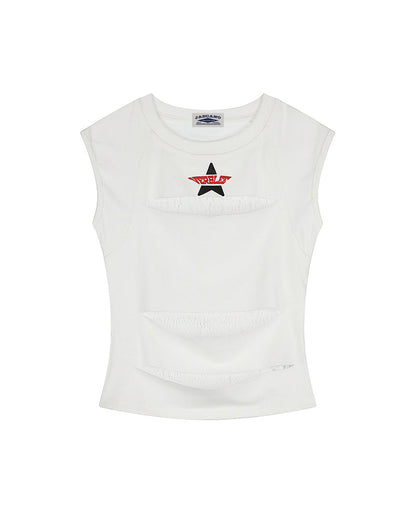 Star Print Tank Top