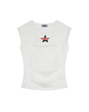 Star Print Tank Top