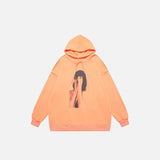 Y2k Loose Portrait Hoodie