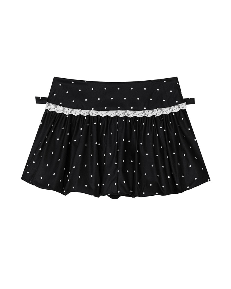 Polka Dot Mini Skirt