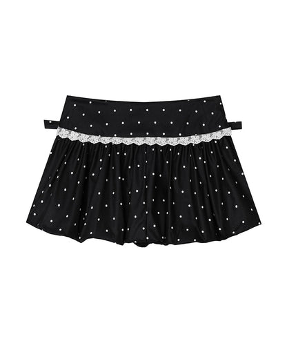 Polka Dot Mini Skirt