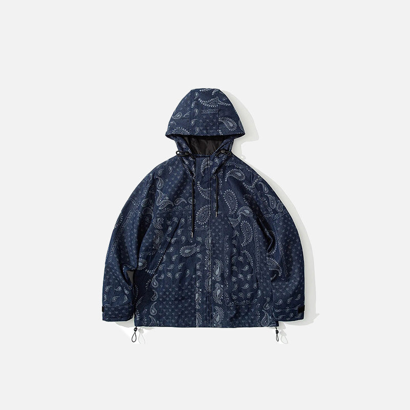 Plaid Loose Windbreaker Jacket