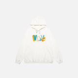 Voice Letter Print Hoodie