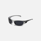Curved Frame Sport Sunglasses