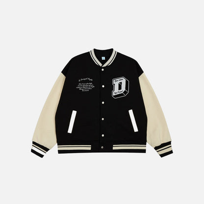 Don't Care Varsity Jacket DAXUEN