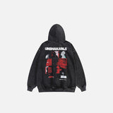 Gothic Style Oversized Hoodie