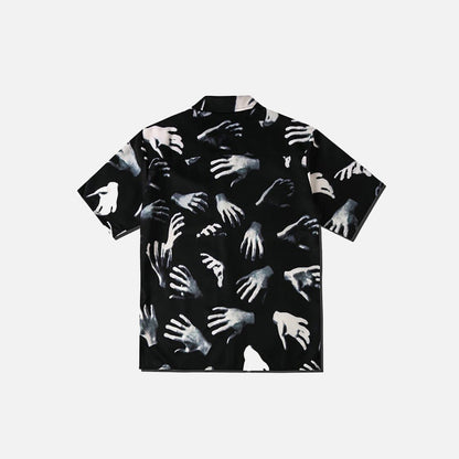 Grabbing Hands Print Shirt