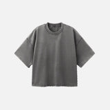 Crew Neck Solid Color Oversized T-Shirt
