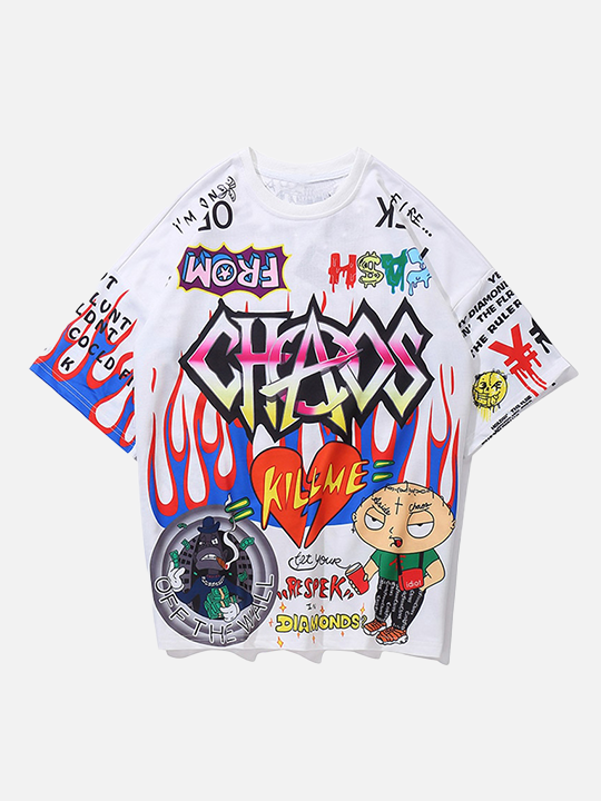 Chaos Cartoon T-shirt
