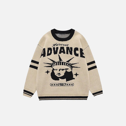 Statue Of Liberty Vintage Sweater