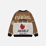 Vintage Apple Print Sweater