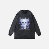 Hysterical Therapy Skull Long-Sleeve T-Shirt
