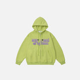 Eye Pattern Zip-up Hoodie