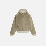 Streetwear Double-Sided Fleece Lined Hooded Jacket