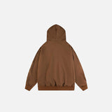 Letter Printed Oversized Hoodie