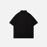 Retro Patchwork Oversized Shirt