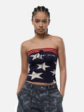 Star Knit Tube Top