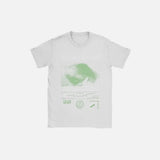 Front view of the white Silent Hill 2 Graphic T-Shirt in a gray background